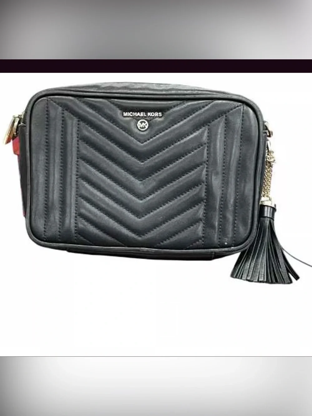 MICHAEL KORS  Jet Set Medium Quilted Camera Bag